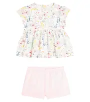 [Il Gufo] Il Gufo Baby cotton-blend dress and bloomers set M 12 green