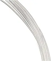 Authentic Sterling Silver Wire Dead Soft Jewelry Wire 5 Feet Round Beading Wire (Thin wire ~ 0.4mm or 26 Gauge or 0.016 Inch) SS281-0.4