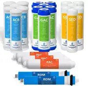 3 Year Reverse Osmosis System Replacement Filter Set – 23 Filters – 50 GPD