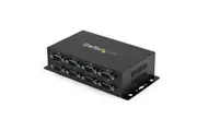 StarTech.com Serial Hub - Wall Mountable - 1 - TAA Compliant - USB - PC, Mac, Linux - 8 x Number of Serial Ports External - 1 x Number of USB Ports