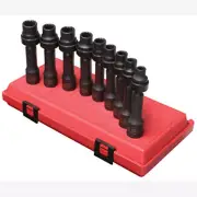 Sunex 2695 1/2" Dr. 12 Pt. 9 Pc. Metric Driveline Limited Clearance Impacts
