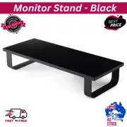 Computer Monitor Riser Laptop Stand Black Office Desktop Table PC Storage Shelf
