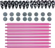 Nail Stamp Pen - 8X Nail Design Stamp | Nail Stamping Kit | nail artt Stamp Pen Set With Different Patterns | Nail Design Tools With Different Patterns | Double Head Dotting Tools