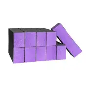 HeeYaa 10 Pcs Nail Buffer Sanding Block Polisher Buffing File 100/180 Grit 3 ...