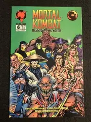 Malibu Comics Mortal Kombat Blood and Thunder #6 Patrick Rolo Cover Art, 1994.