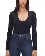 Good American Scoop Neck Bodysuit
