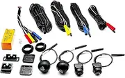 2025 New 360 Car Camera - Panoramic Surround View 1080P AHD Right+Left+Front+Rear View Camera System DIY Auto Accessories Compatible with Android Auto Radio