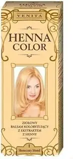 Henna Colour 1 Sunny Blonde Hair Balm Hair Colour Effect Natural Hair Dye Hen Eco