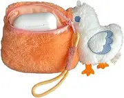 [Fruusv] Plush Purse for Kids, Cute Animal Purse, Cartoon Wallet for Girls, Pelican Plush Bag, Funny Zipper Wallet, Kids Plush Storage Bag, Cartoon Pelican Purse, Plush Wallet for Girls, for Women Girls