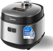 [Midea] rice cooker with 9 functions, 2L, 4 cups, for 1-3 persons, advanced heating technology, 30 min quick rice, non-stick coating, 24-hour keep warm & timer - STEAM COOKER INSERT, RICE COOKER SMALL