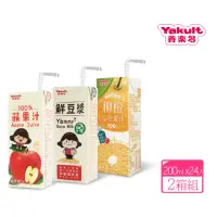 在飛比找momo購物網優惠-【Yakult 養樂多】養樂多果汁豆漿200ml*24入任選