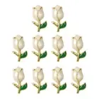 10pcs Nail Art Tulip Paste Easily Decorative Floral Design Jewelry Nail Art