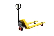 New Super Low Profile Pallet Jack Truck - 1500kg 1.5 Ton Capacity - Yellow - VIC