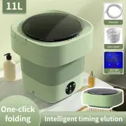 Mini Washing Machine Bucket Folding 11L Portable Laundry Machine Clothes Washing