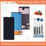 SAMSUNG 適用於三星 GALAXY A51 LCD A515 A515F A515F/DS A515FD 觸摸屏的