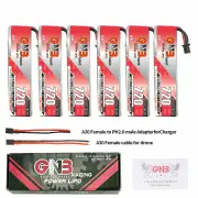 Gaoneng 3.8V 720mAh 100C 1S LiHV Battery A30 Plug With Adapter Cable for Happymodel Crux3 Emax Tinyhawk S BetaFPV Beta75