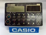 Casio Calculator DC-E700BK Solar Data-Bank 1.4mm Flat Thin Rare New DC-E700