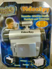 New Matrix Sakar Zone Spy Kit Telescope, Flashlight Recorder & Listening Device