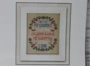MY COUNTRY cross stitch chart COUNTRY COTTAGE NEEDLEWORKS