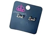 Paparazzi Pierced Post Back "Love" Earrings