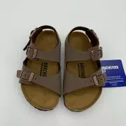 Birkenstock New w/ Box Roma Kids Mocha Birkibuc Regular Width - Select Size