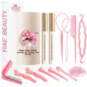 Hair Wax Stick Kit - Hair Finishing and Braiding Set with Non-Greasy Pomade for