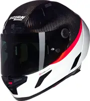 Nolan X-804 RS Ultra Carbon D.O.C. 346, full face helmet , color: White/Black/Neon-Red , size: XS