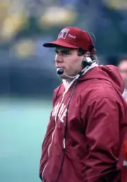 Head coach Bruce Arians Temple University Owls looks on from the s- Old Photo 5