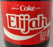 Share A Coke With Elijah 2025 Personalized Gift Coca Cola Bottle