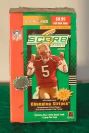 2003 Score Football Blaster Box--Factory Sealed--11 Packs