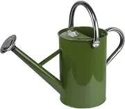Kent & Stowe 4.5L Metal Watering Can in Tweed Green, Rust-Resistant Galvanised Watering Can with Handle and Detachable Rose, Classic All Year Round Garden Tools Made from Steel