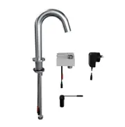 Gooseneck Hob Mounted Infrared Sensor Tap. Mains Operated