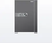 Philips Smart Safe - 2000 Series - 60kg (Smart Safe SBX202-6C0) Fingerprint Safe, PIN Code, Low Battery Alert - Perfect for Home and Office Valuables, Safe Storage, Secured Storage - Grey