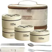 Lunch Box Insulated Lunch Box Stainless Steel,Leakproof,Stackable,Thermal Lunch