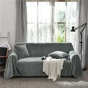 Anti-Scratch Cat Sofa Cover Blanket Sofa Slipcover,Soft Fuzzy Bedding Blankets ,Furniture Protector from Pet Scratch, Premium Fluffy Blankets Plush Fleece Thro