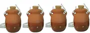 Hosley Set of 4 Terracotta Diffuser Bottle 2.17 Inch High. Ideal for Use with Essential Oils Hosley Replacement Diffusers and Hosley Reed Sticks DIY Crafts