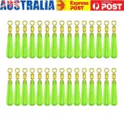 60pcs Copper Head Drift Fish Floats Rotation Buoy Seat Fishing Bobber (M+L)