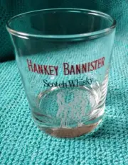 RARE COLLECTABLE HANKEY BANNISTER SCOTCH WHISKY GLASS NEW CONDITION