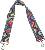 [HOODANCOS] Colored Wide Shoulder Bag Replacement Strap Comfortable Handbag Belt Strap for Crossbody Use Fashionable and Chic Design present for Friends