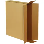 28524FOLMS Side Loading Moving Boxes, 28"L X 5"W X 24"H, Kraft (Pack of 10)