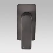 Square Brushed Gun Metal Grey Built-in Shower Mixer(Brass)