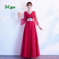 在飛比找蝦皮商城優惠-5Cgo【鴿樓】紅色大合唱團演出服女紅歌歌唱祖國婚禮媽媽洋氣