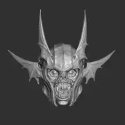 Vampire v2 w/helmet 1 custom head for Mythic Legions & other action figures