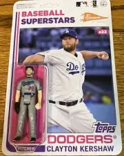 2020 Topps Big League Super7 Action Figure Photo Variation Clayton Kershaw W/Box