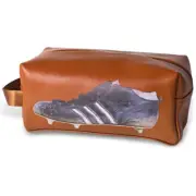 NEW Sporting Nation Three Stripe Boot Wash Bag Tan