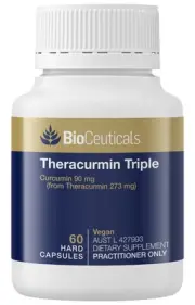 BioCeuticals Theracurmin Triple Highly Bioavailable Curcumin Vegan 30/60 Caps