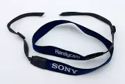 Genuine Sony HandyCam Camera Neck Shoulder Strap Replacement Blue Canvas 46"x1"