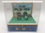 Super Mario World Intro Screen Shadow Box Diorama Cube Super Nintendo SNES