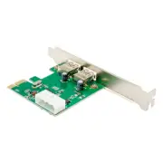 Digital PCI Express to USB 3.0 2-Port Expansion Card Conversion Card for Desktop