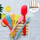 Non-Stick Silicone Spatula Heat Resistant Seamless Rubber Cake Scraper ToolY ❤B❤